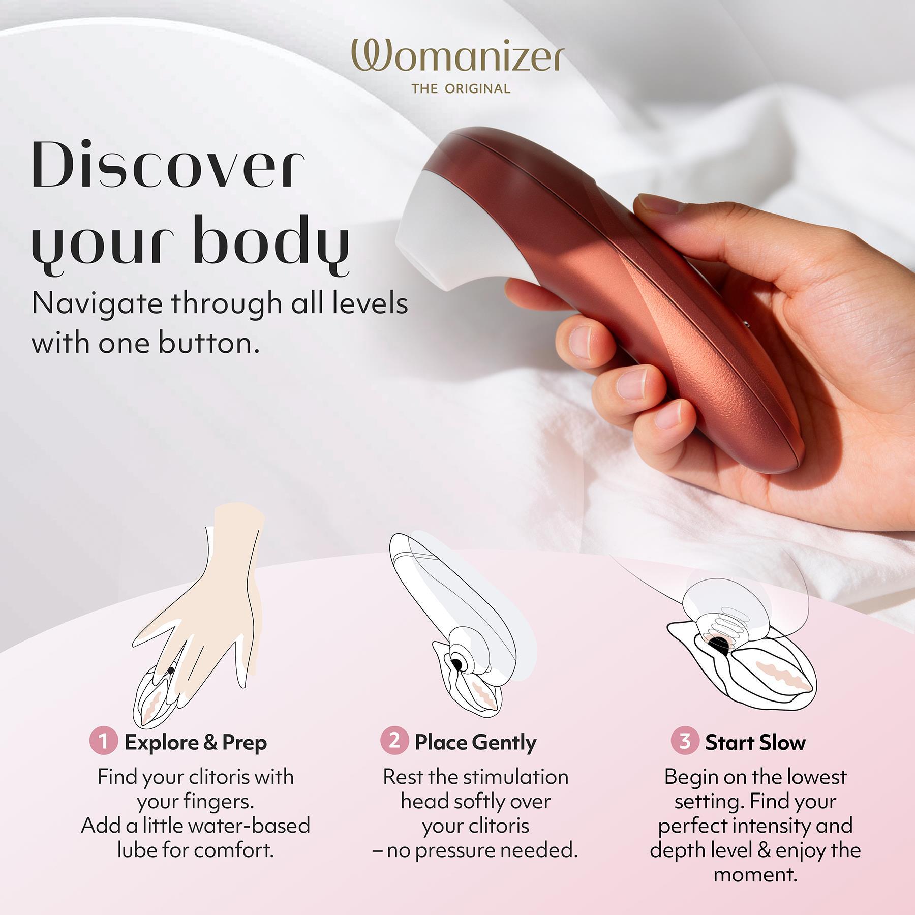 Womanizer Pleasure Air Pro color red features 3