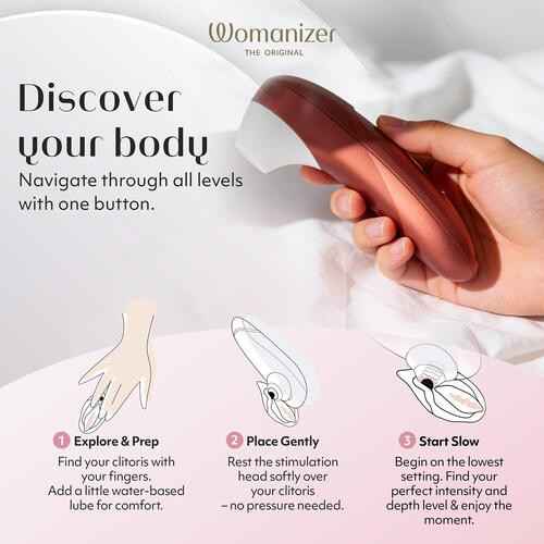 Womanizer Pleasure Air Pro color red features 3