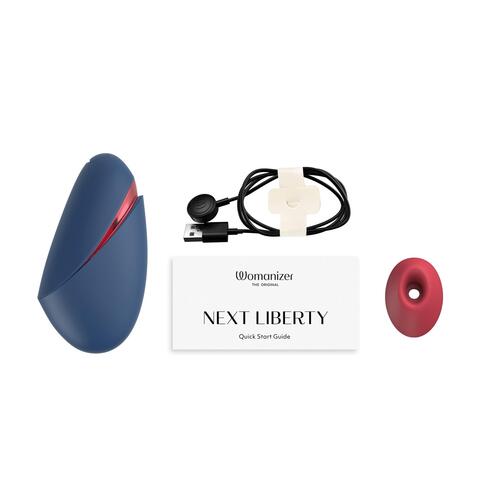 Womanizer Next Liberty color blue whats inside the box view 2