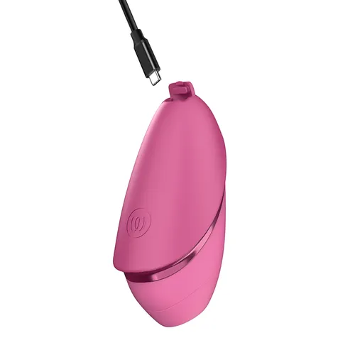 Womanizer Next Liberty color pink showing charger