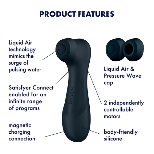 Satisfyer Pro 2 Gen 3 Liquid Air Clitoral Stimulator features