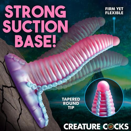 Creature Cocks Mega-Tenta Vibrating Dildo features 2