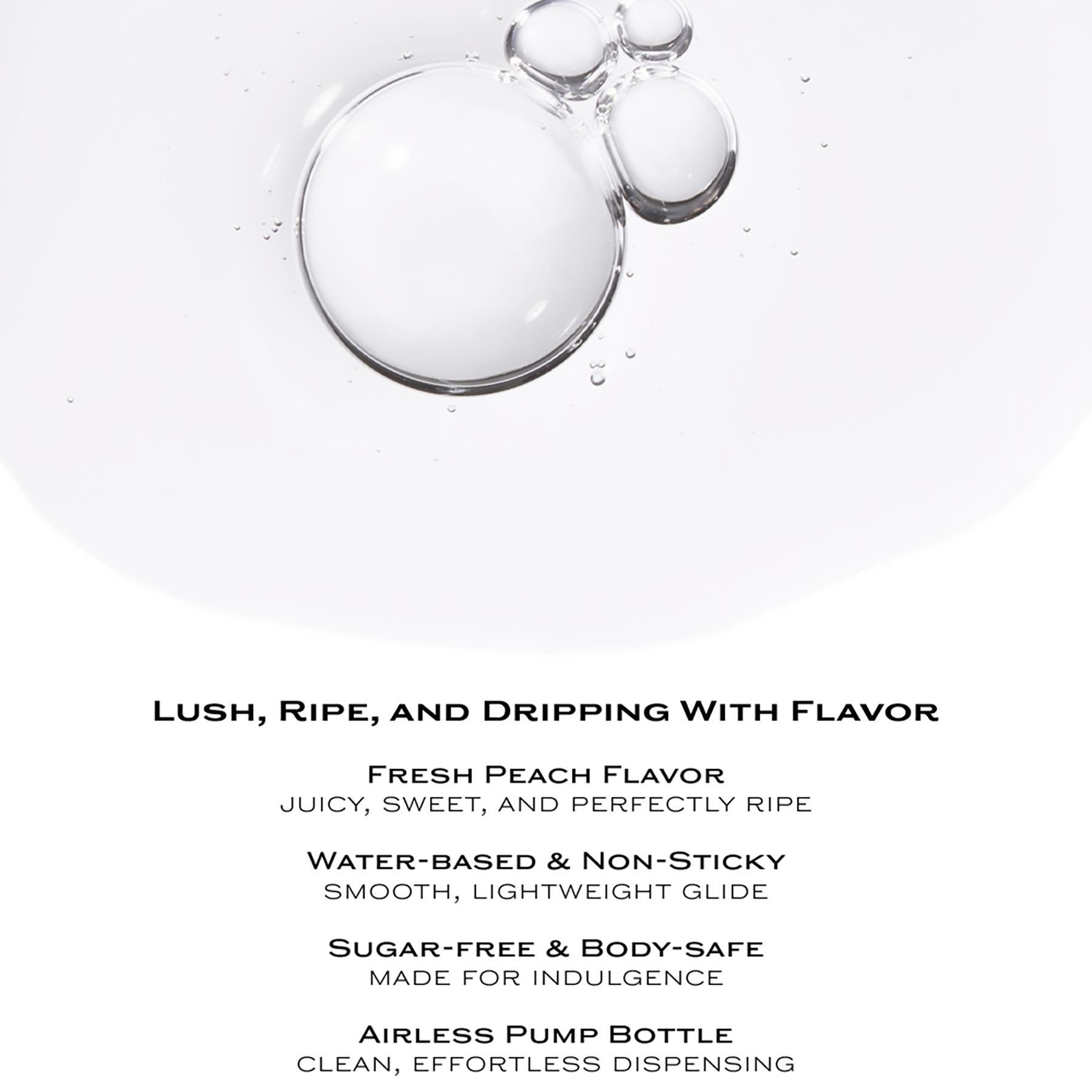 Indulge: Flavored Personal Lubricant peach info