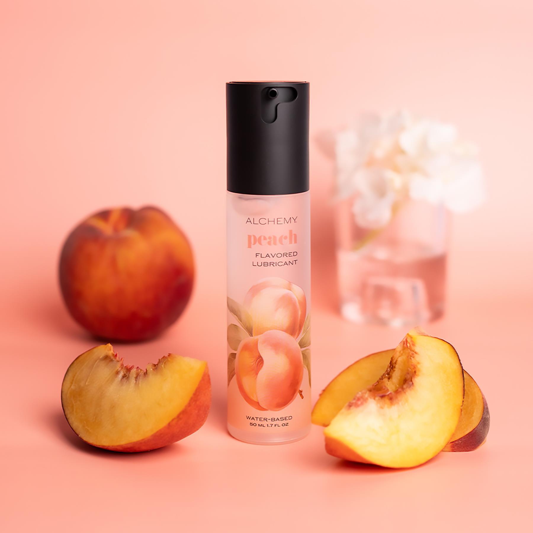 Indulge: Flavored Personal Lubricant peach glam 9