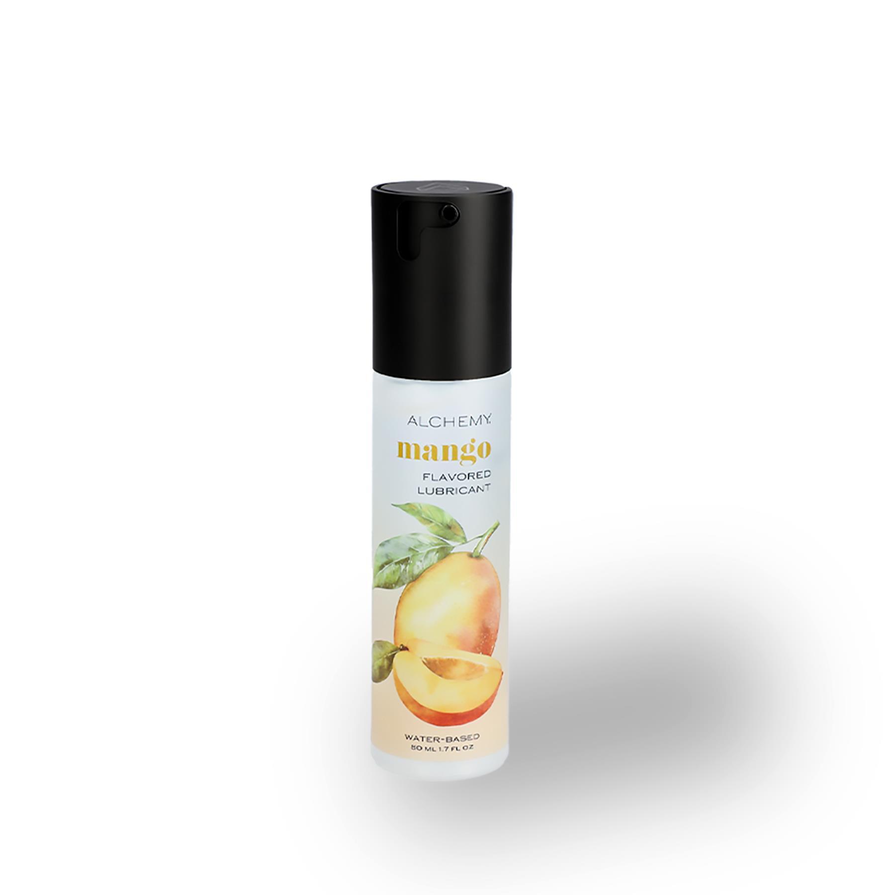 Indulge: Flavored Personal Lubricant mango bottle