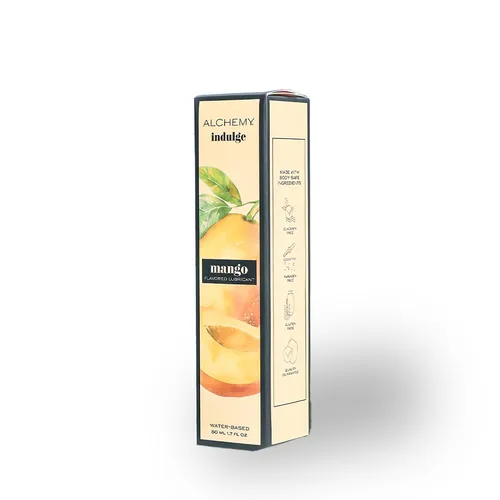 Indulge: Flavored Personal Lubricant mango box