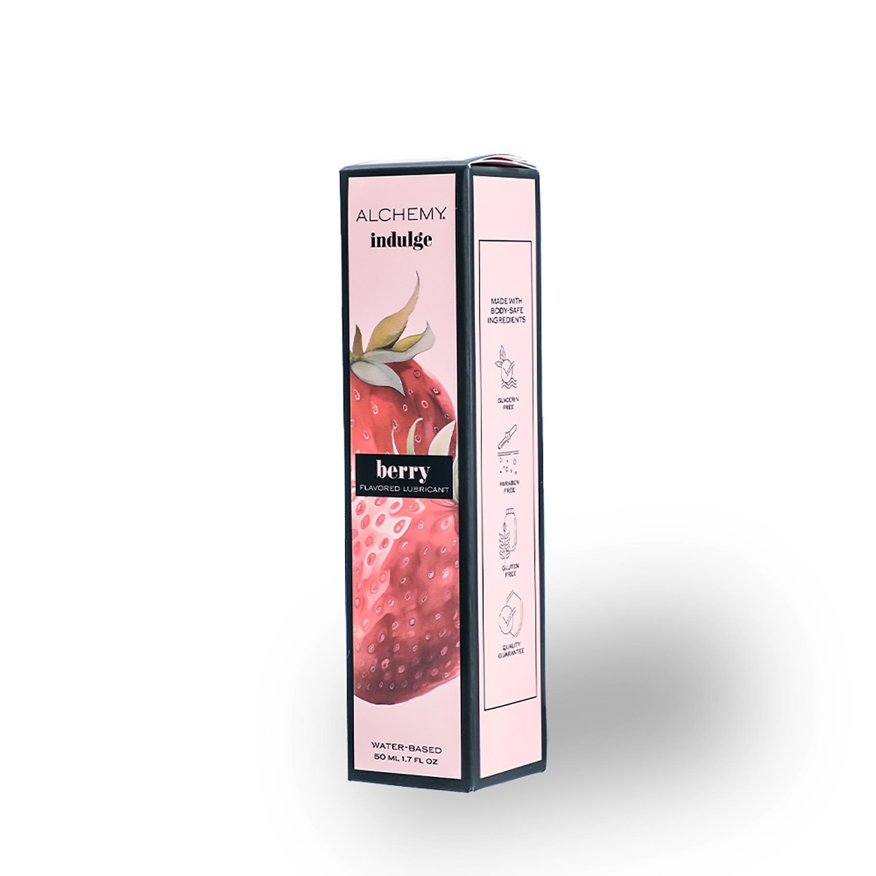 Indulge: Flavored Personal Lubricant strawberry box
