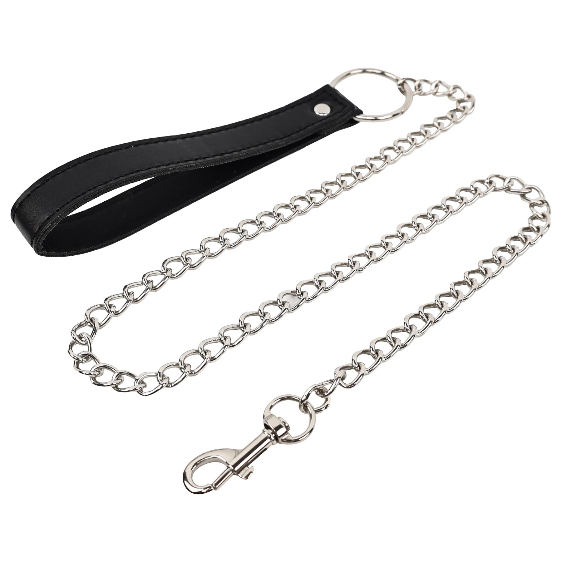 Gem Jingle Bell Butt Plug With Leash - Leash Shot