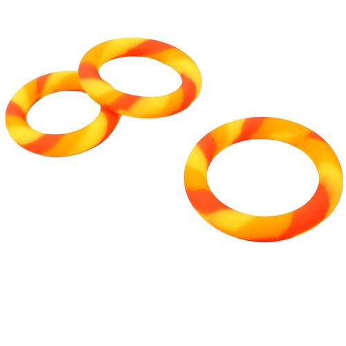 Kaleidoscope Liquid Silicone Penis Ring Set - Product Shot #2