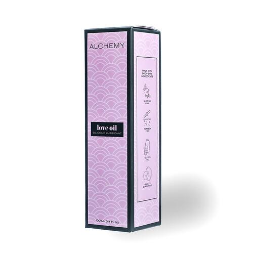 Love Oil: Silicone Personal Lubricant box