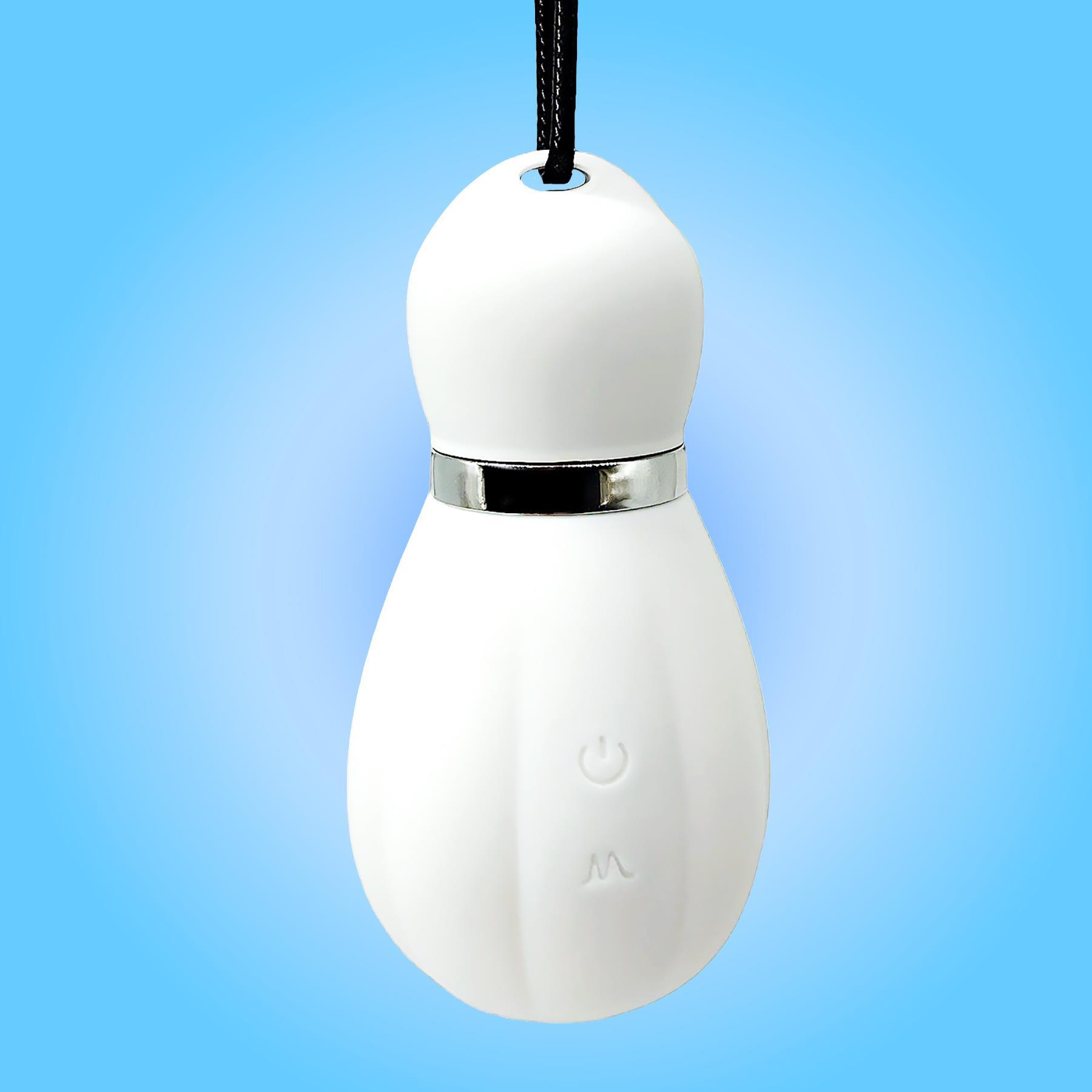 Tapping Snowman with Clit Stim Attachment - Top On