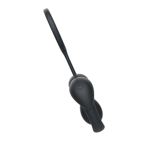 SILICONE TINGLE RING-BLACK side view