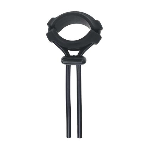 LEVELZ - Detachable Wide Adjustable Silicone Lasso Cock Ring black