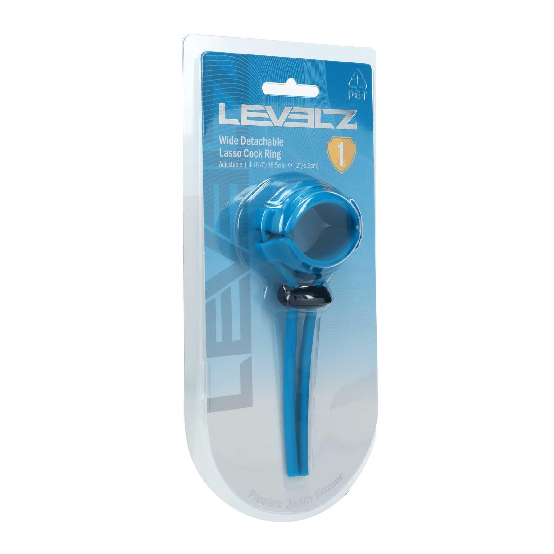 LEVELZ - Detachable Wide Adjustable Silicone Lasso Cock Ring