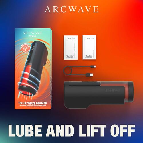 Arcwave Thruster Masturbator lube and lift off