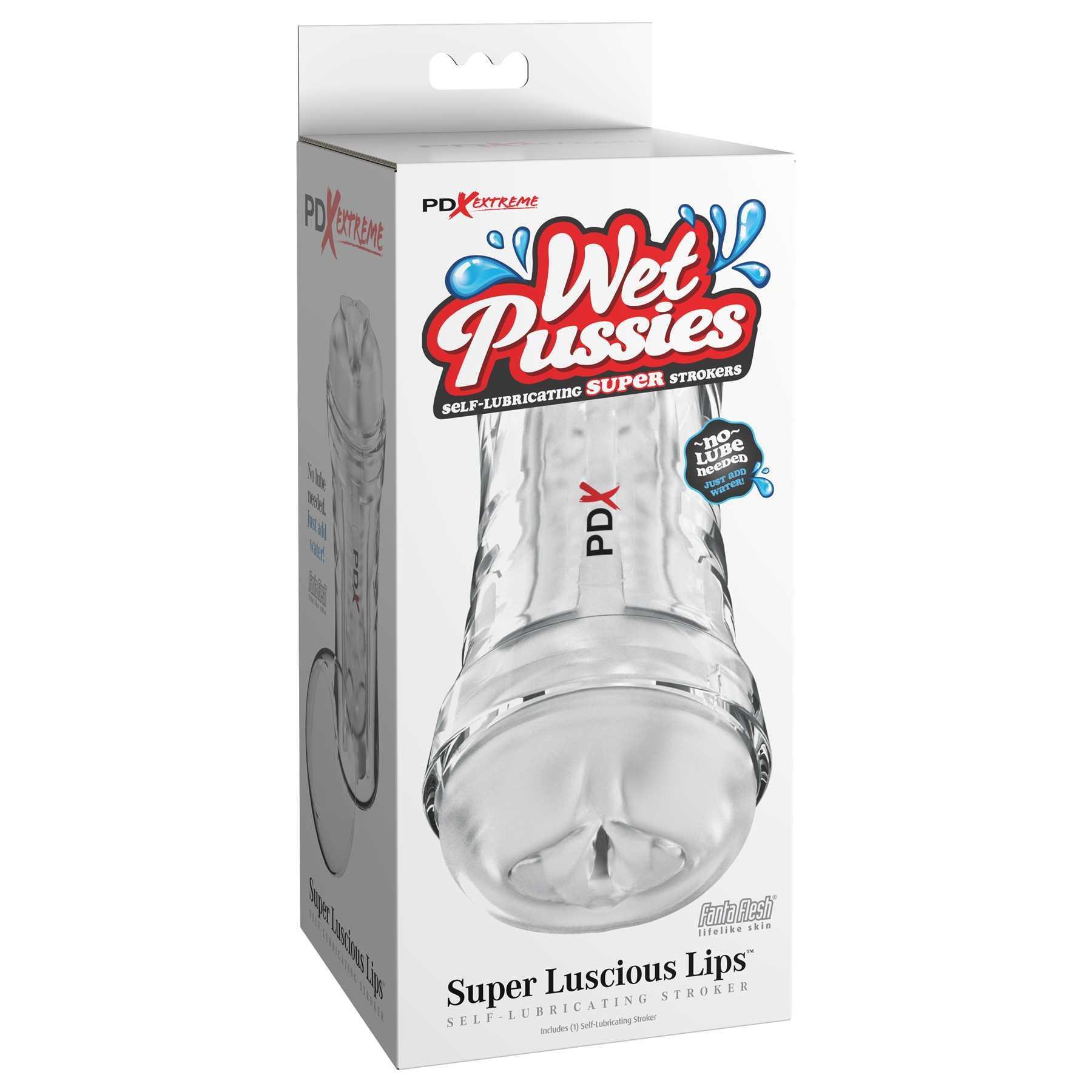 Wet Pussies Super Luscious Lips packaging