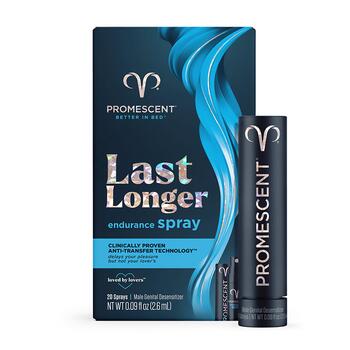 Promescent Last Longer Delay spray box & bottle