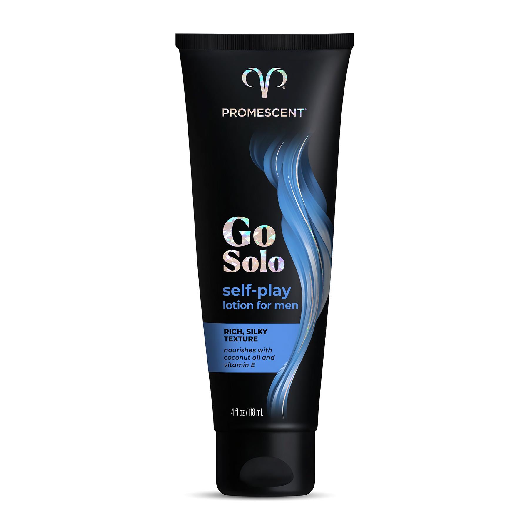 Promescent Go Solo self -play lotions for men  front of bottle