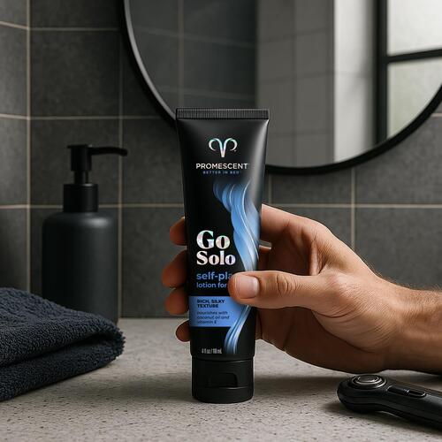 Promescent Go Solo self -play lotions for men glam