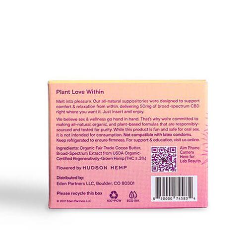 Intimacy Melts back of box #6
