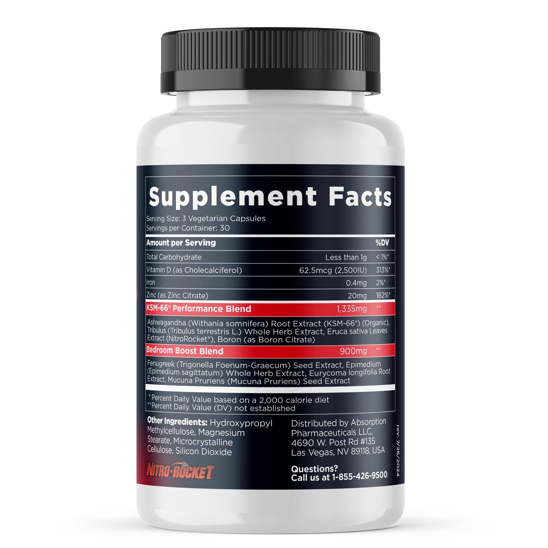 Promescent Testosterone Booster back