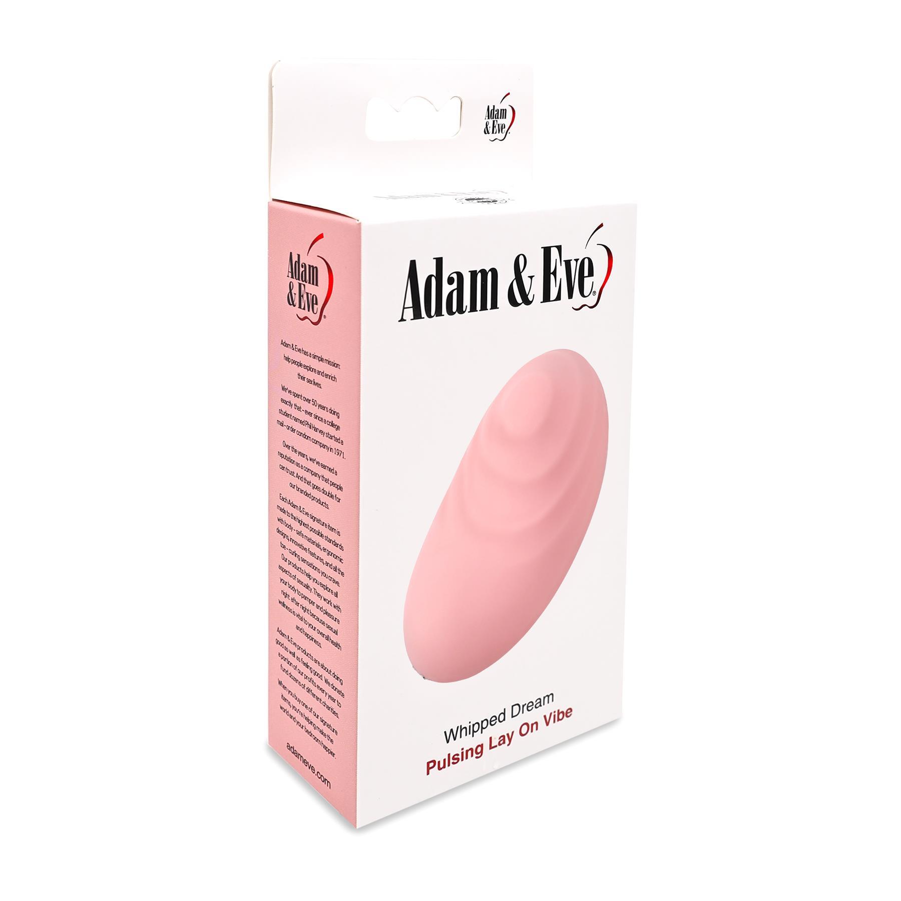 Adam & Eve Whipped Dream Pulsing Lay On Vibrator - Packaging