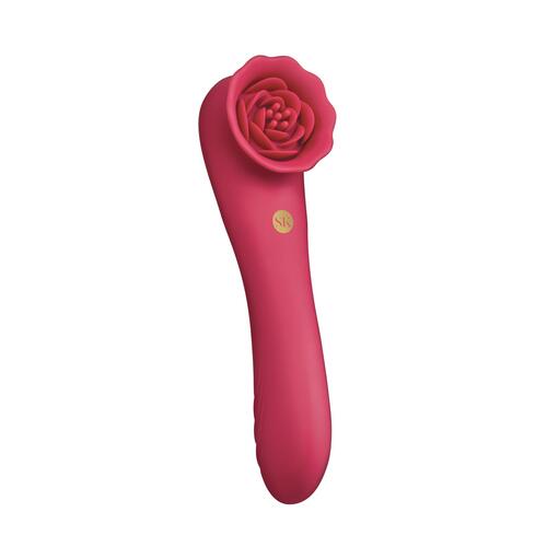 Secret Kisses Rosegasm Rose Quake Dual Ended Tapping Vibrator view 1