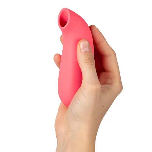 Dame Aer Suction Clitoral Stimulator color coral view 2