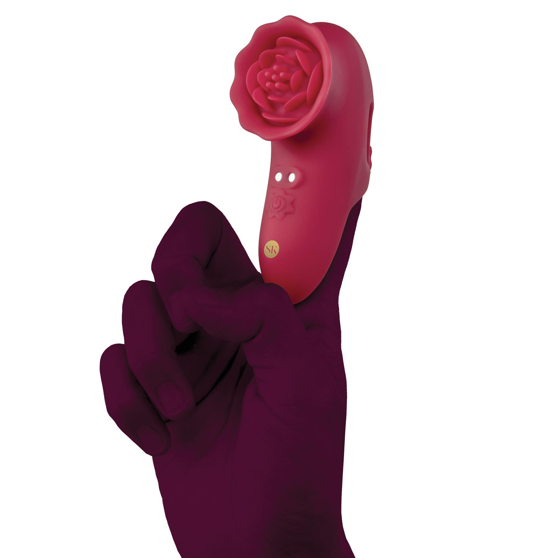 Secret Kisses Rosegasm Playful Petal Finger Vibrator view 2