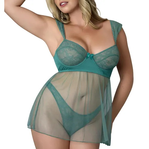 Secret Garden Babydoll queen cropped front
