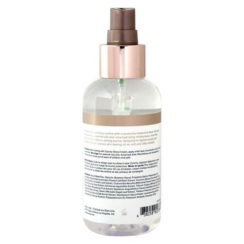 Coochy After Shave Protection Mist BACK OF BOTTLE