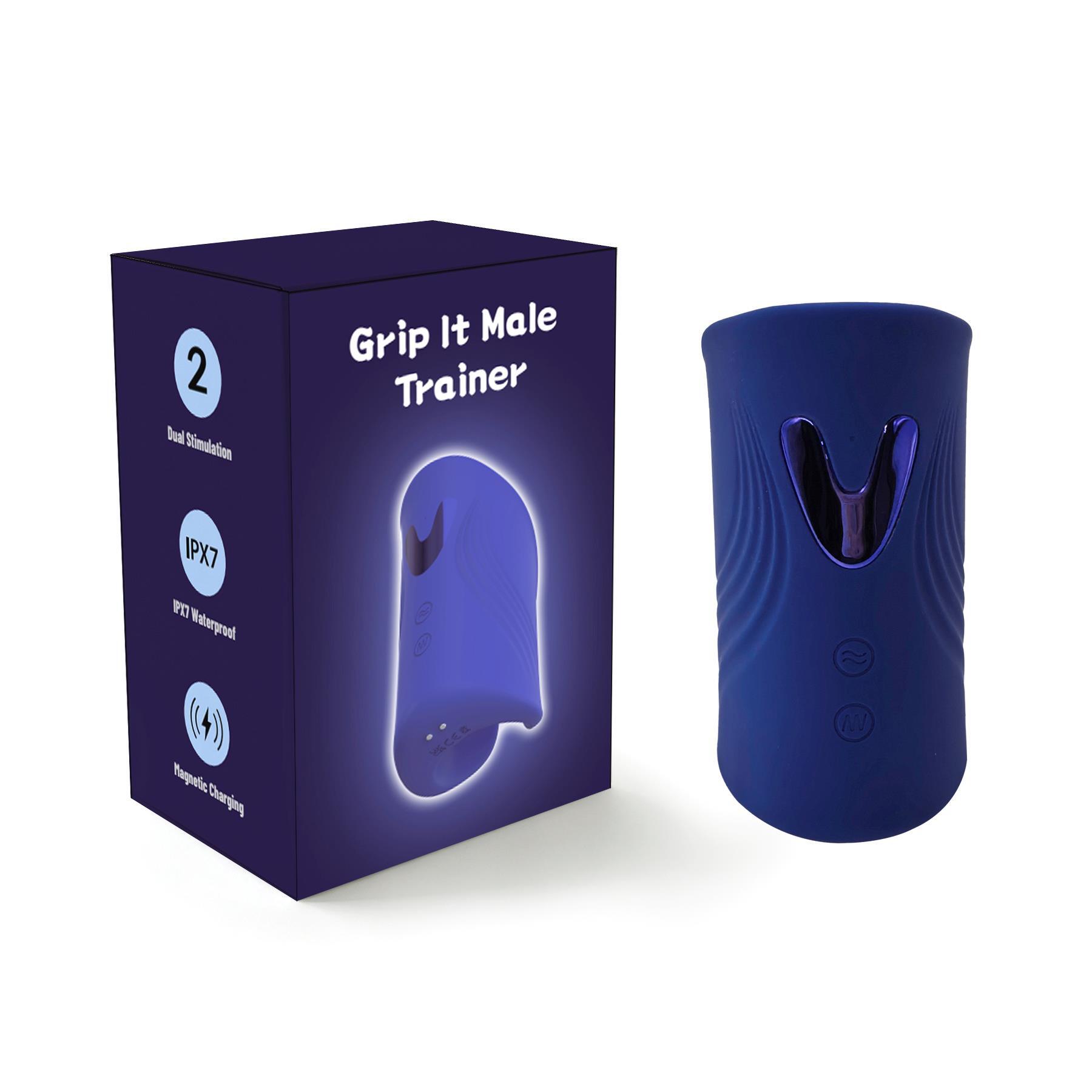 Grip It Male Trainer - Product and Packaging