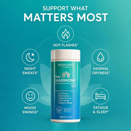 BioXgenic Her Harmony Peri+Post Menopause Balance info #2