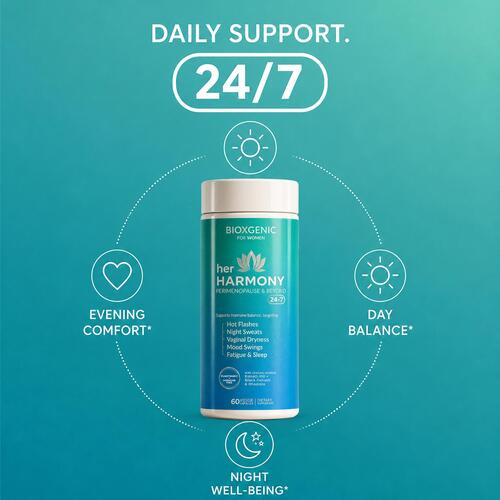 BioXgenic Her Harmony Peri+Post Menopause Balance Info #4