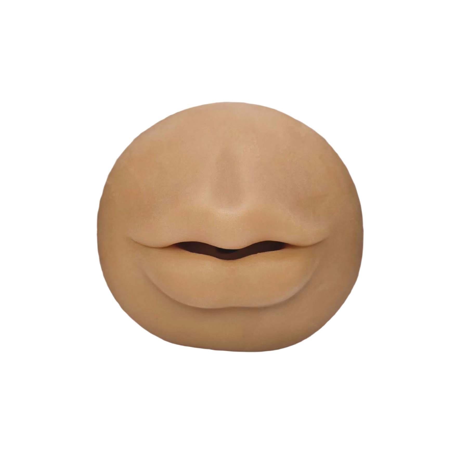 Take Me Your Way Double Ended Stroker - Mouth - Tan
