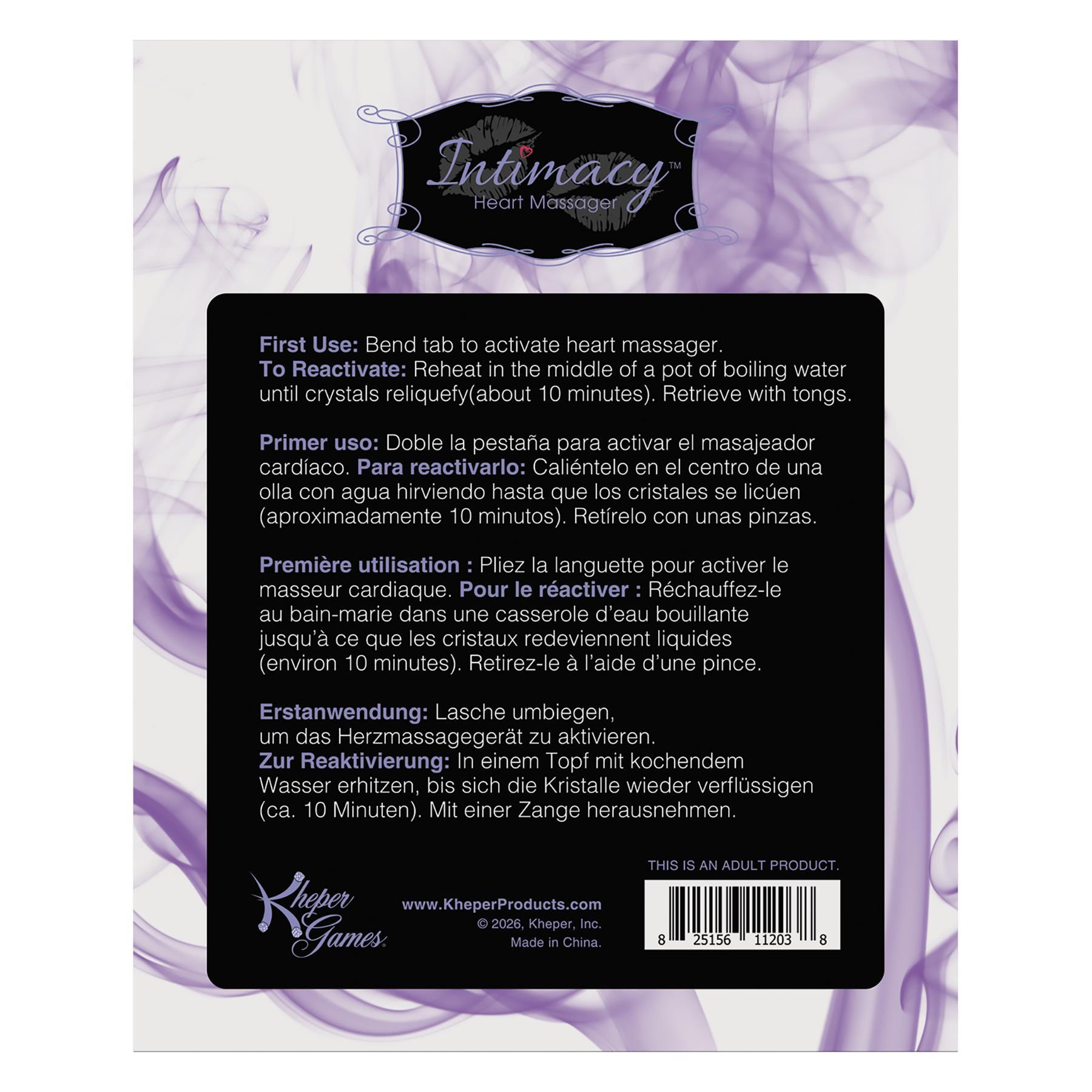 Intimacy Heart Massagers purple #2