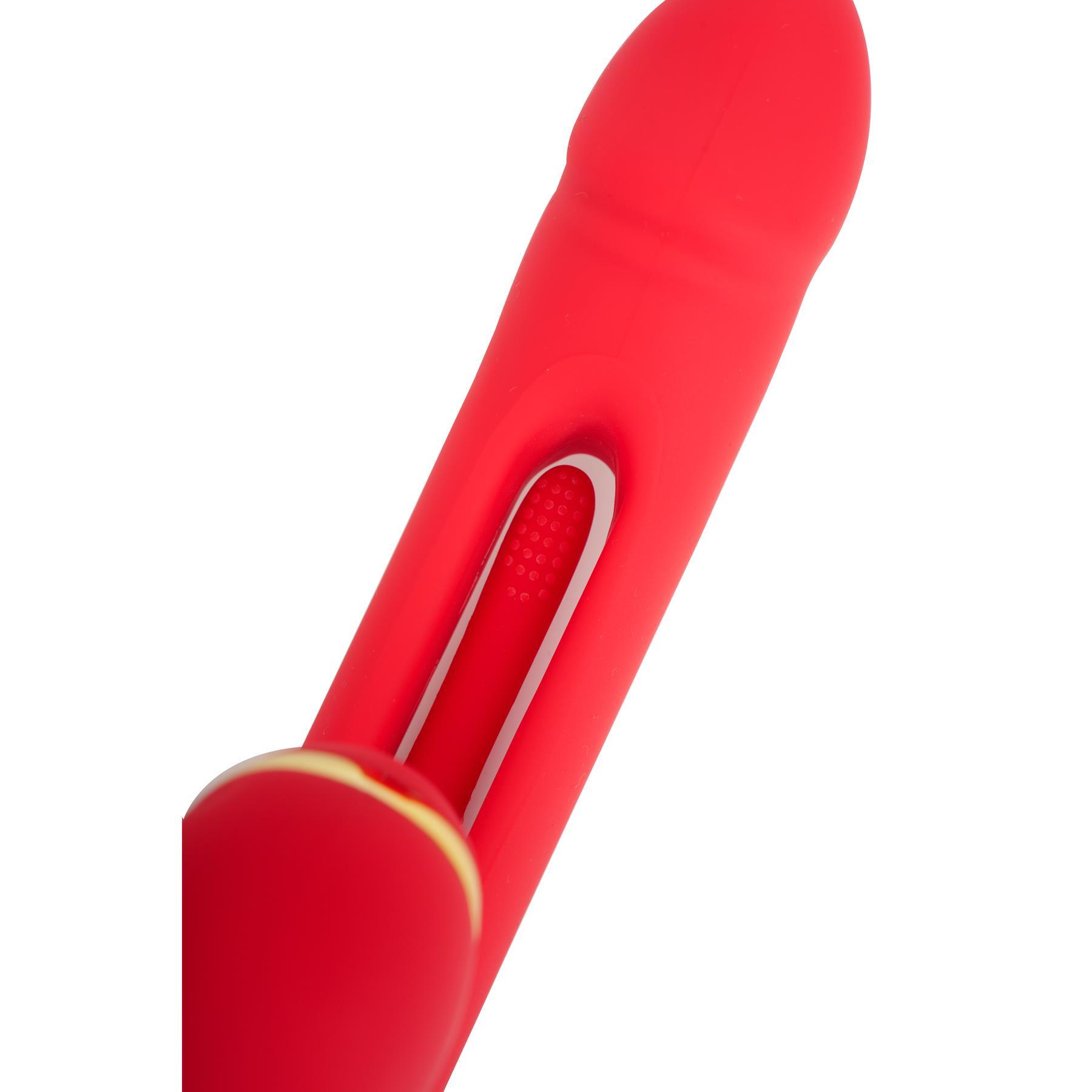 Flapping Roller Ball Dual Stimulator - Product Shot - Close Up on Flapper