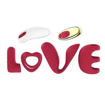 Adam & Eve L-O-V-E Interchangeable Vibrator Collection - Bullet, Remote, and Sleeves