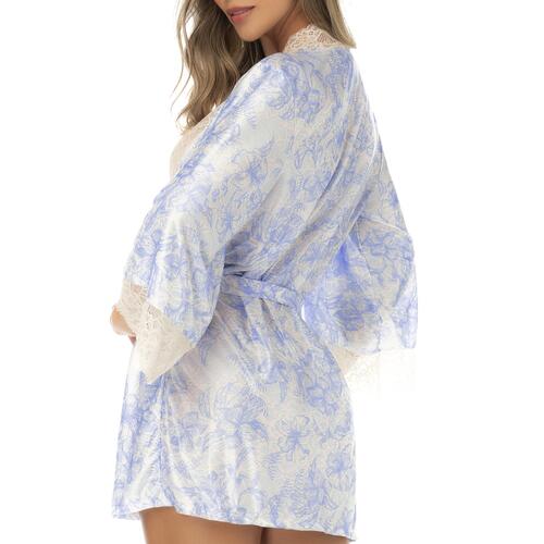 Chasing Midnight Short Robe #4