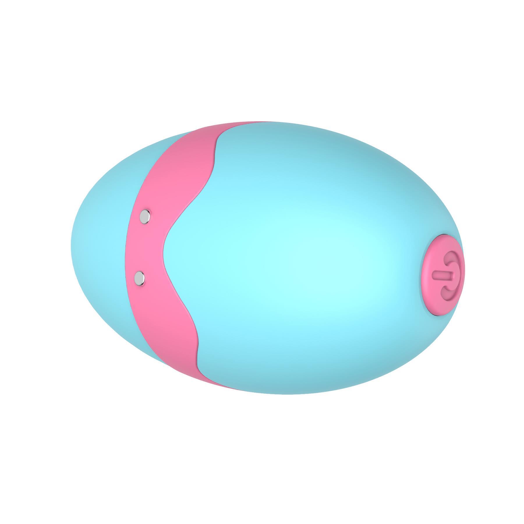 Lil' Lickin' Robin Egg Vibrator - Product Shot with Cap On - On Side