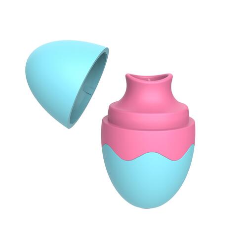 Lil' Lickin' Robin Egg Vibrator - Product Shot with Cap Off
