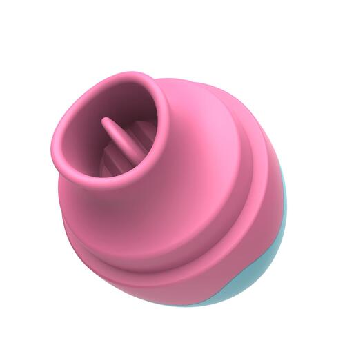 Lil' Lickin' Robin Egg Vibrator - Showing "Tougue" Inside