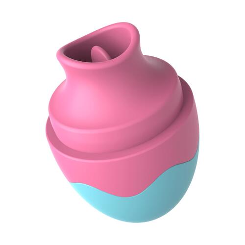 Lil' Lickin' Robin Egg Vibrator - Showing "Tougue" Inside