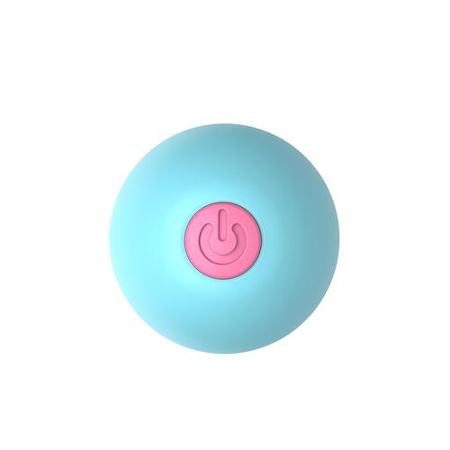Lil' Lickin' Robin Egg Vibrator - Bottom - Showing Power Button