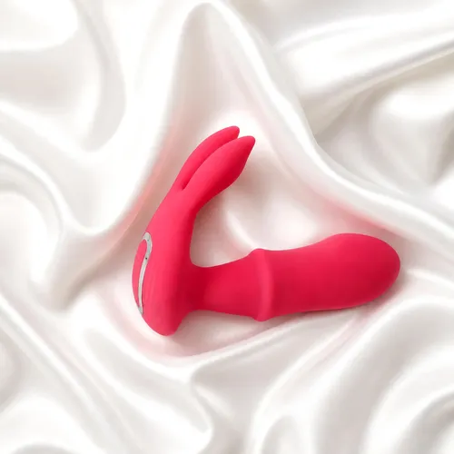 Adam & Eve Bendy Bunny - Lifestyle Image on Satin