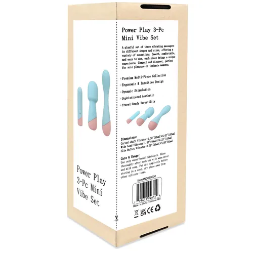 Power Play 3-Piece Mini Vibe Set - Packaging Shot
