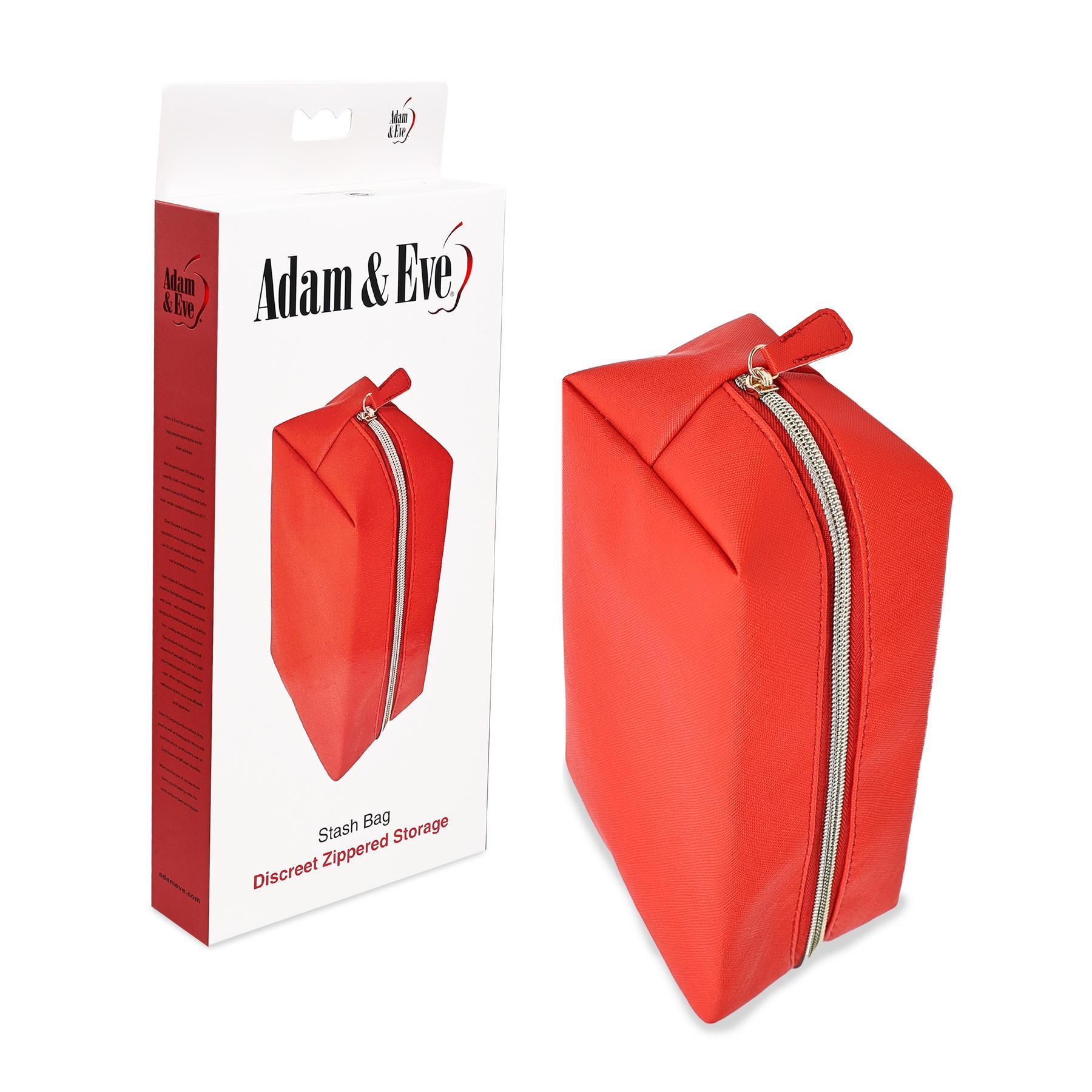 Adam & Eve Stash Bag - Product and Packaging