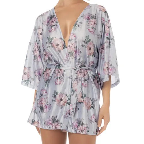 Chasing Midnight Printed Short Robe #10