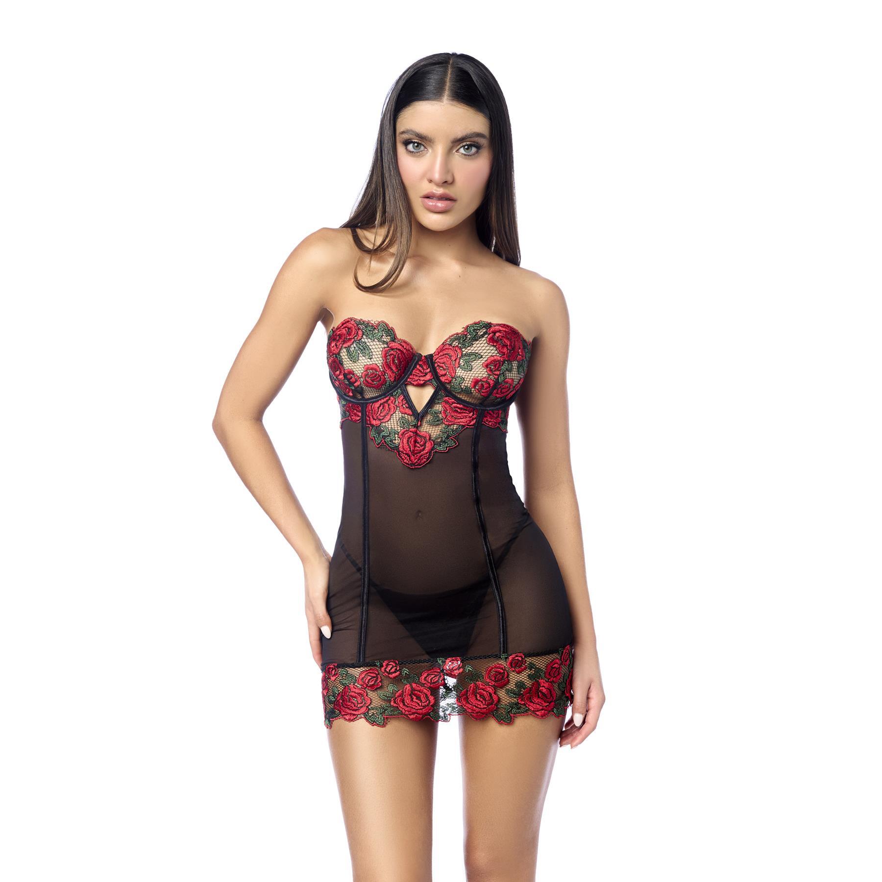 Scarlet Garden Babydoll with matching panty #3