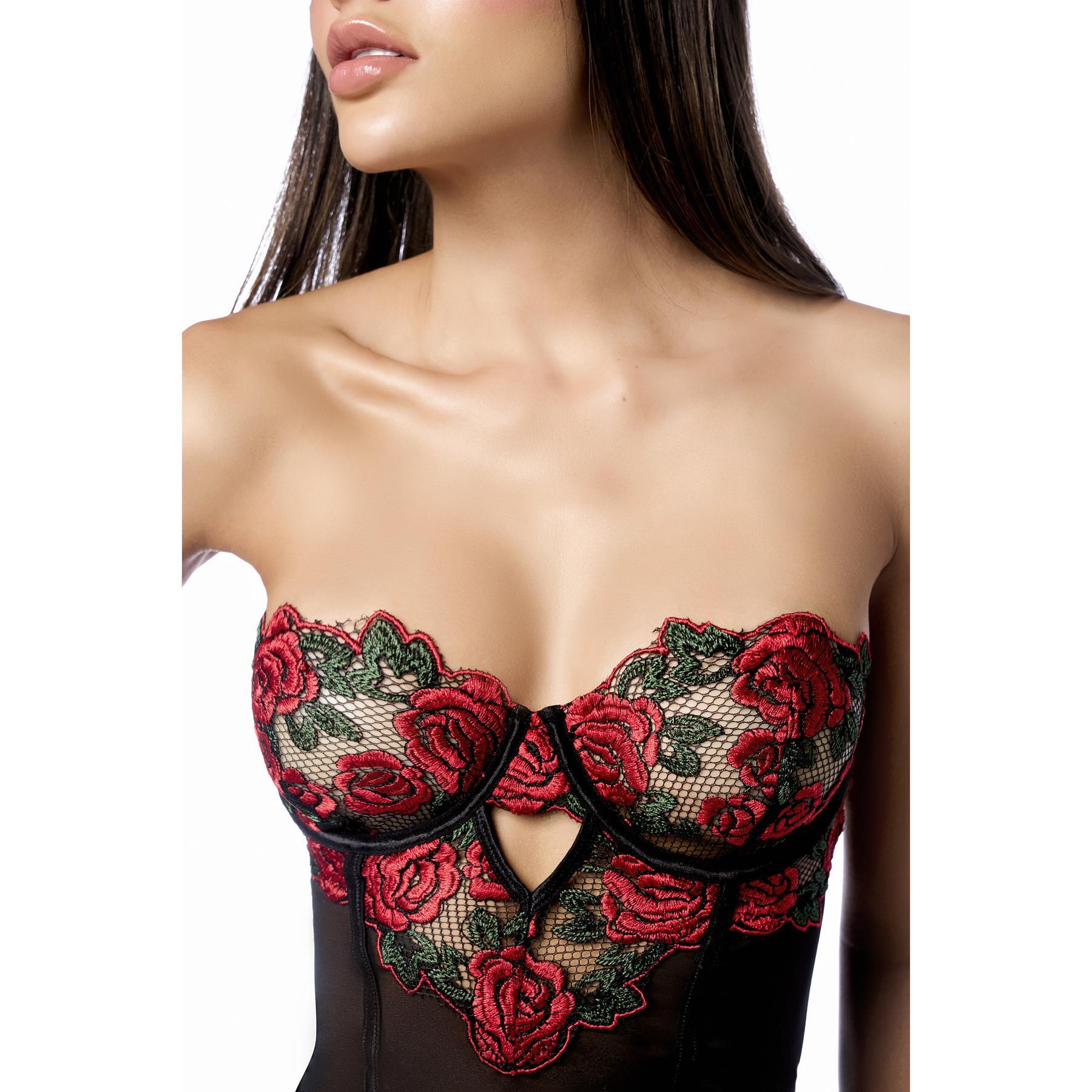 Scarlet Garden Babydoll with matching panty #4